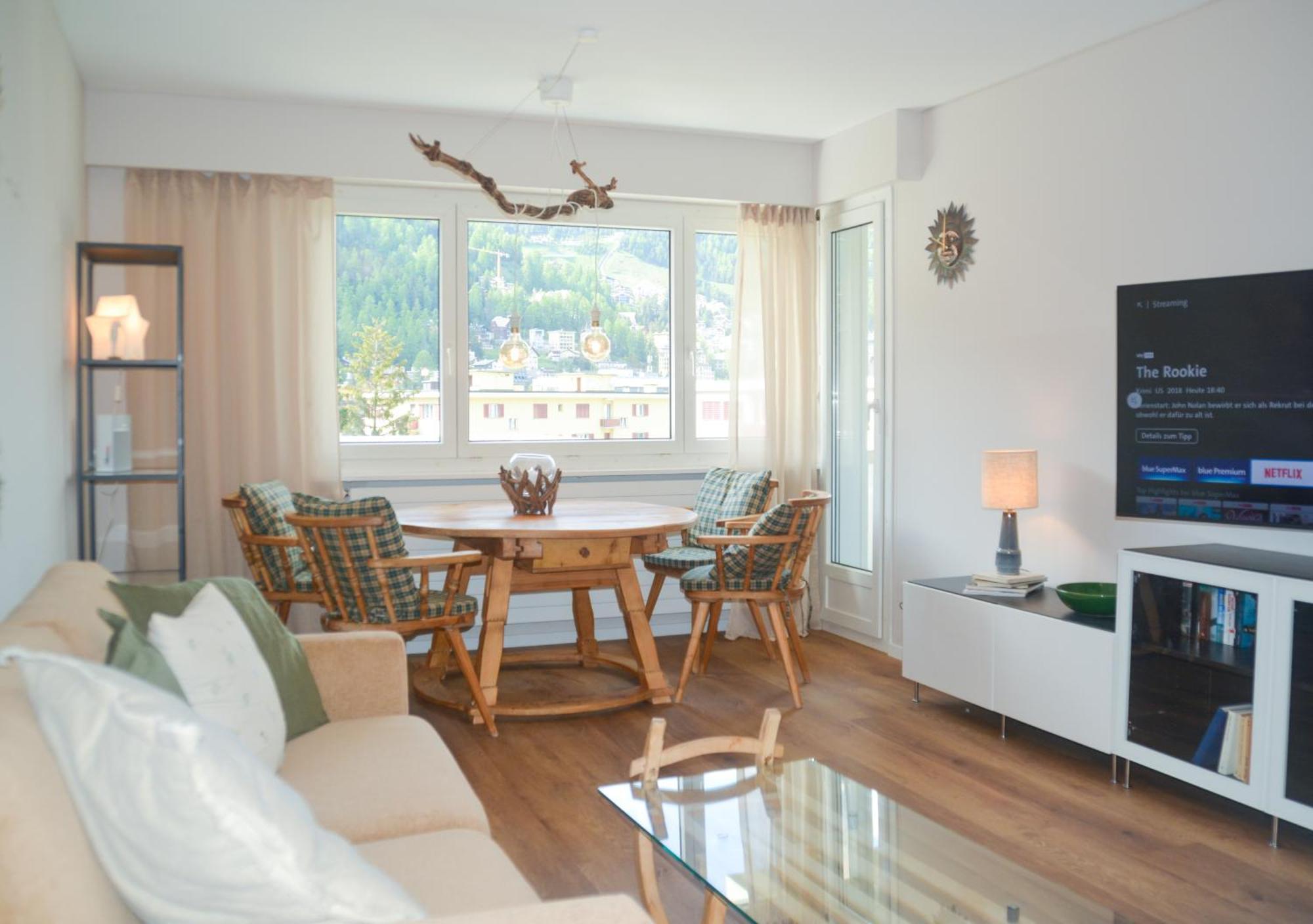 Swissme - Neu-Seeblick-Balkon-Parkplatz-Nahe Bergbahn Санкт-Мориц Экстерьер фото
